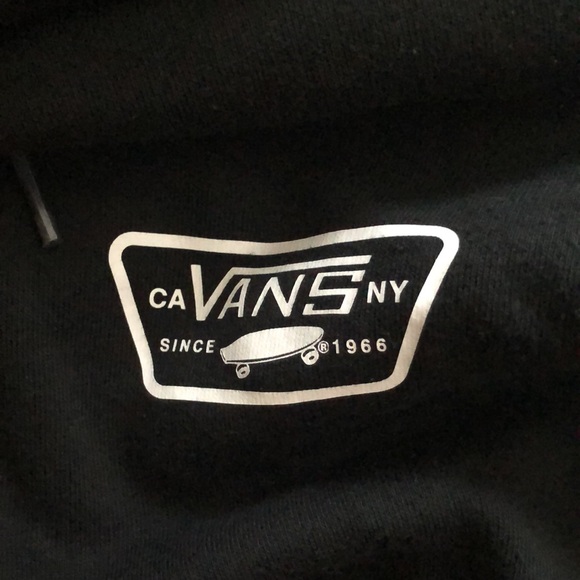 Small, Black Vans pull over hoodie - Picture 4 of 4
